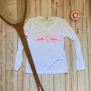 Yellow Sally V Neck Outdoors Activewear Womens FlyFishing Fishing Shirt 🎣